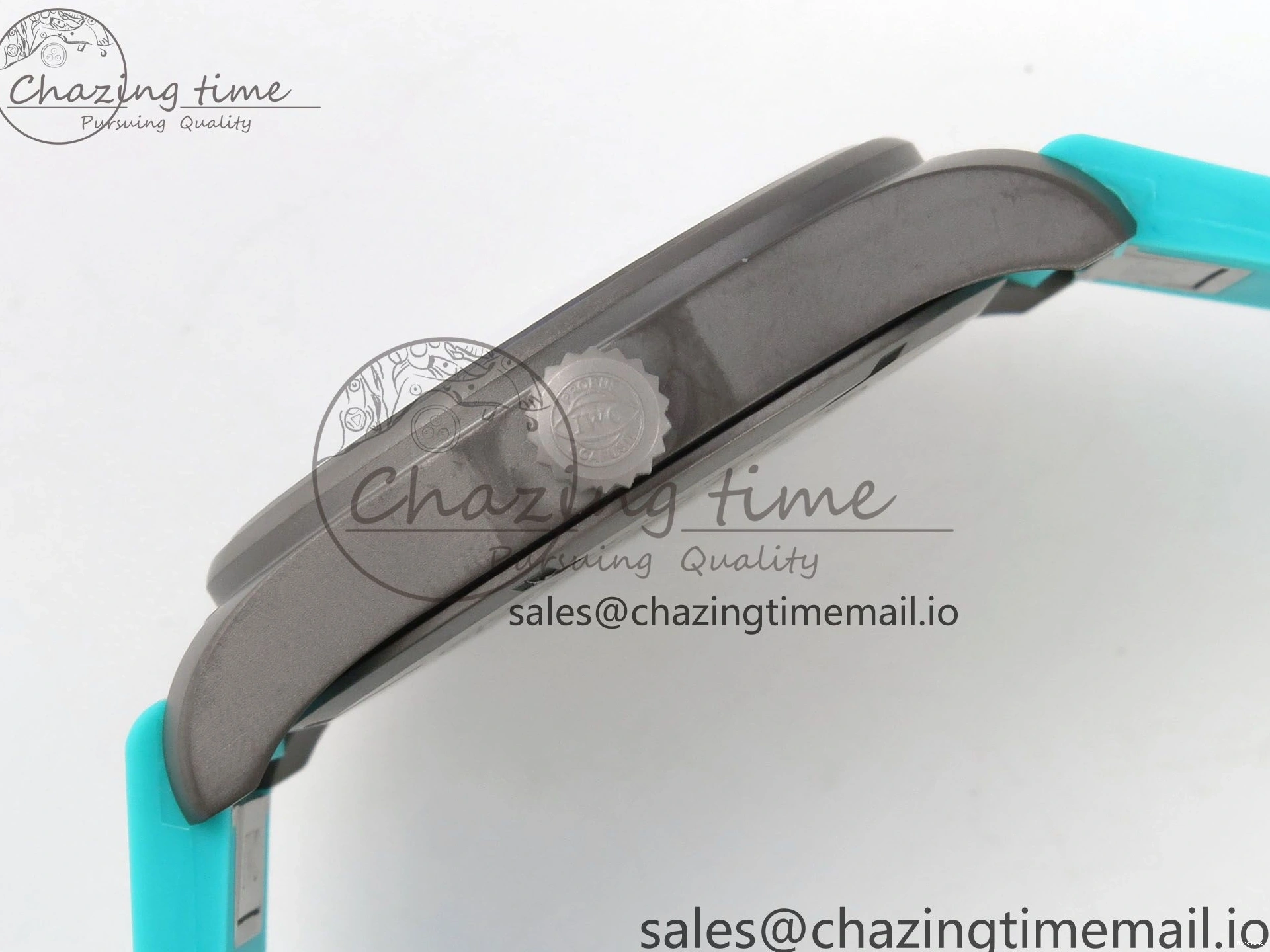 MIROTIME 0102 Pilot Mark XX BLSF 1:1 Best Edition Black Blue Dial on Blue Rubber Strap MIYOTA Sleek 6989